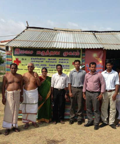 Free medical camp organized by Annapoorani